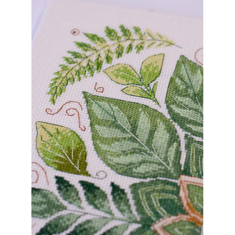 Kits de point de croix "Danse des feuilles" 30x30 cm AAH-301