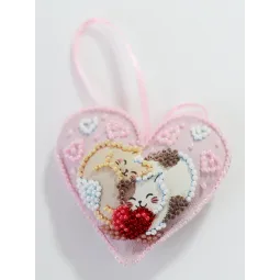 Dekorations-Set "Schnurrende Umarmungen" 15x7 cm AABT-051