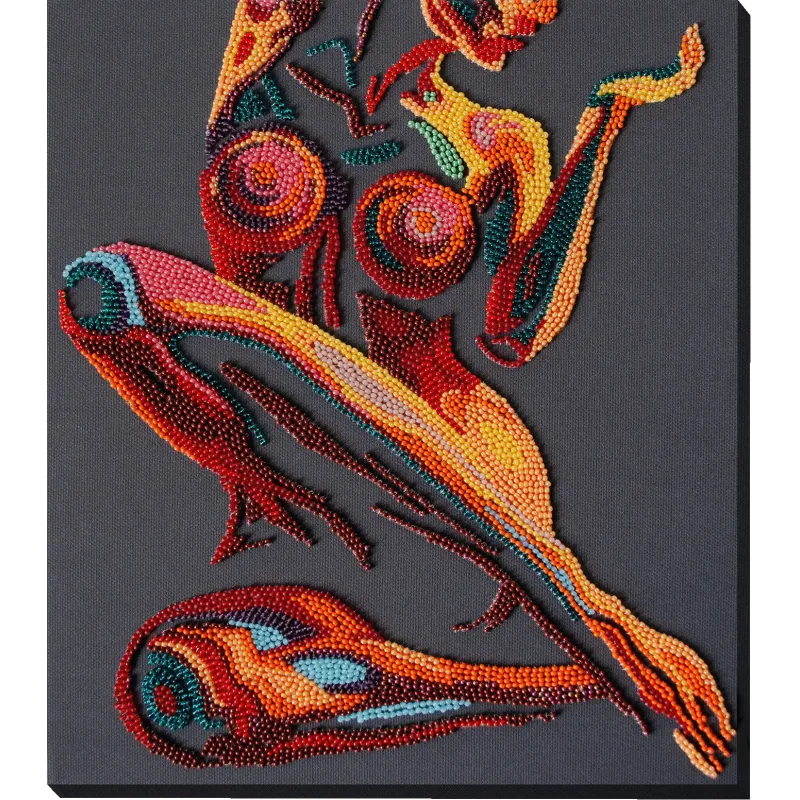 Kit de broderie de perles principal "L'essence de la féminité" 25x29 cm AAB-959