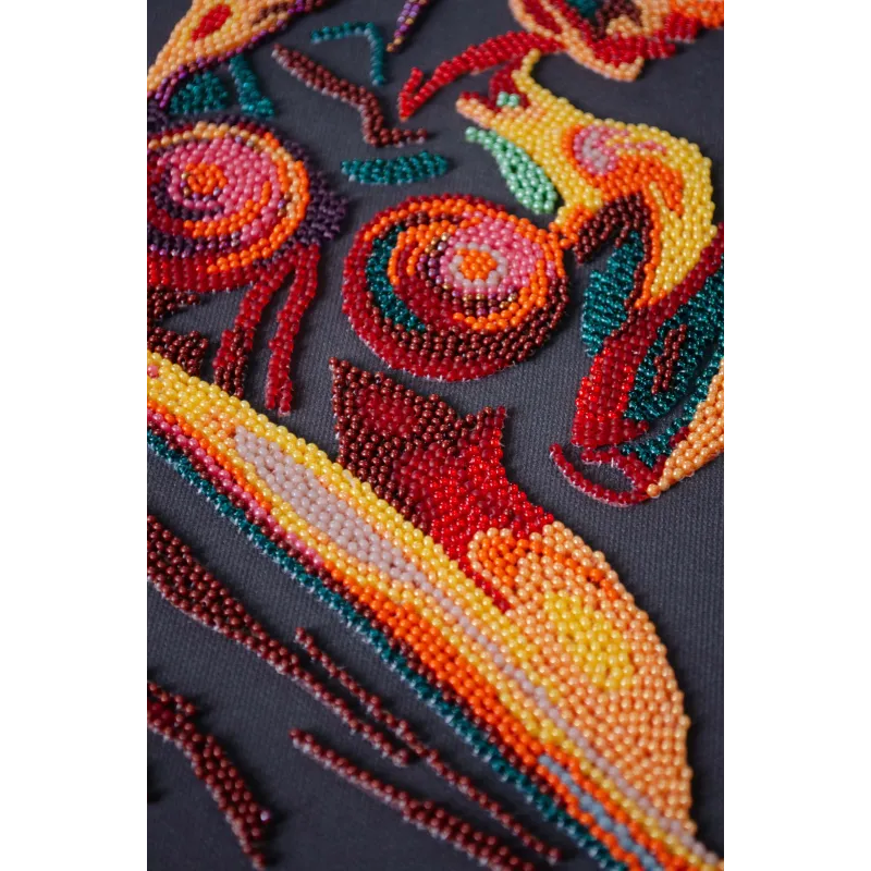 Kit de broderie de perles principal "L'essence de la féminité" 25x29 cm AAB-959