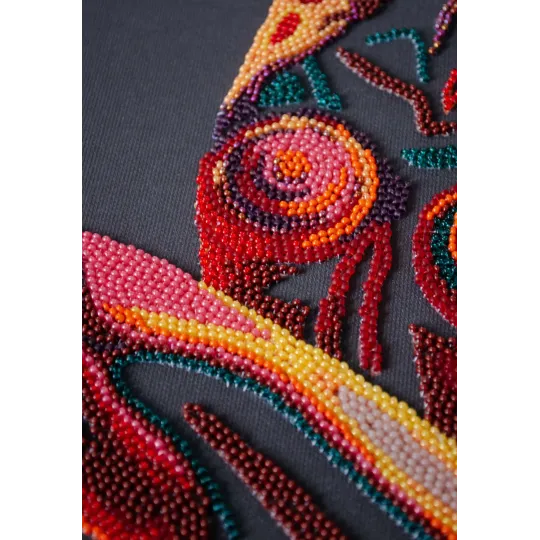 Main Bead Embroidery Kit "The essence of femininity" 25x29 cm AAB-959