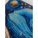 Mid-sized bead embroidery kit "The grandeur of the depths" 20x20 cm AAMB-131