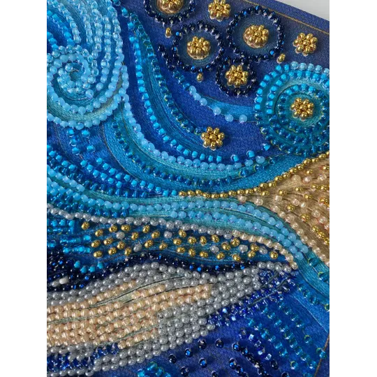 Kit de broderie de perles de taille moyenne "La grandeur des profondeurs" 20x20 cm AAMB-131