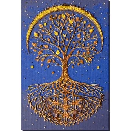 Main Bead Embroidery Kit "Radiance of Life" 23x35 cm AAB-961