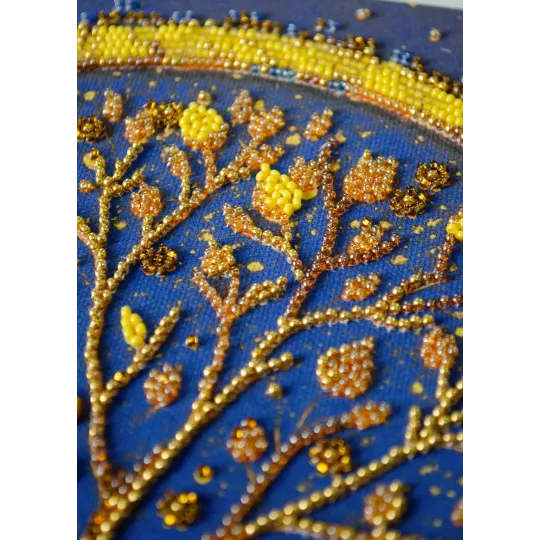 Main Bead Embroidery Kit "Radiance of Life" 23x35 cm AAB-961