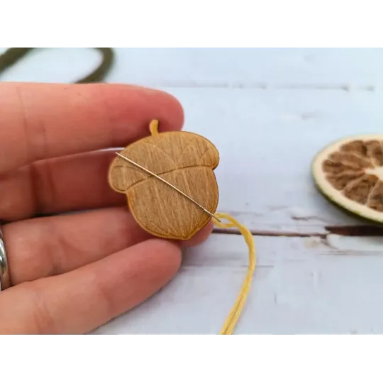 Magnetic needle holder. Acorn. Gold. KF059/67G