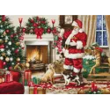 Cross stitch kit Santa Interior 46x33cm SBU5100