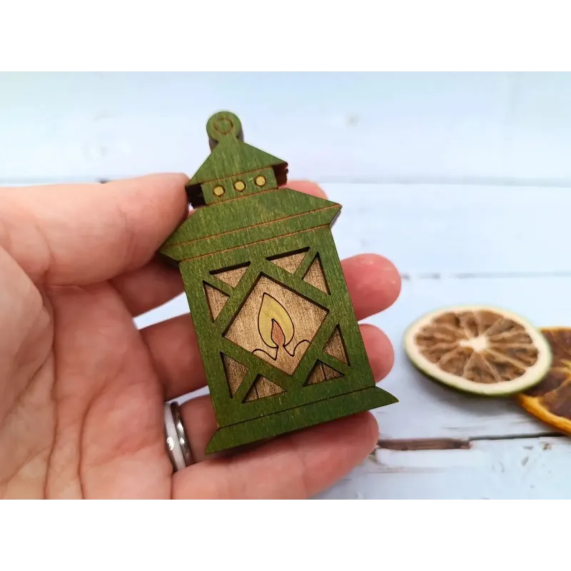Wooden needle case. Lantern KF056/126