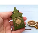 Wooden needle case. Lantern KF056/126