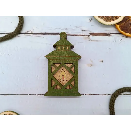 Wooden needle case. Lantern KF056/126