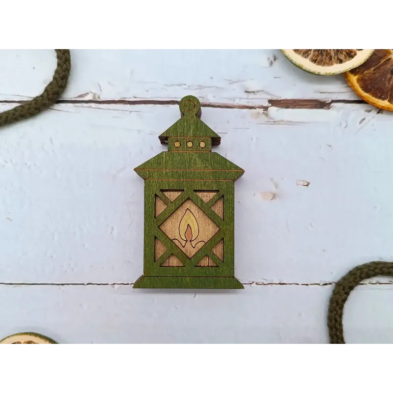 Wooden needle case. Lantern KF056/126