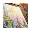 Kreuzstich-Set "Lupinensommer" 24x24 cm RTOM1067