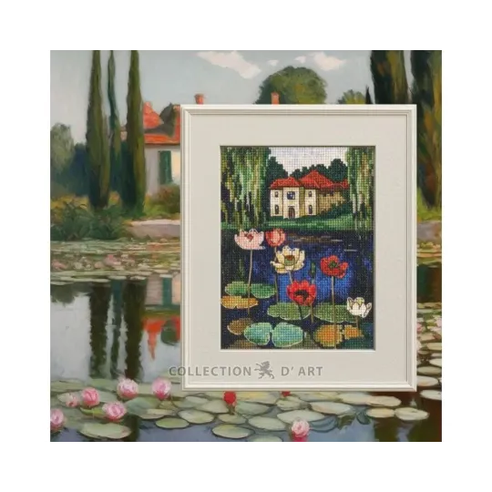 Kit de point de croix "Révélation de couleur" 10x13 cm RTOC443