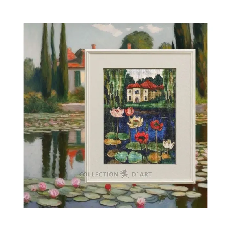 Kreuzstich-Set "Offenbarung der Farbe" 10x13 cm RTOC443