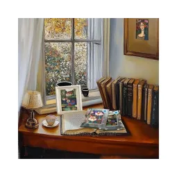 Kryželiu siuvinėjimo rinkinys "Spalvų apreiškimas" 10x13 cm RTOC443