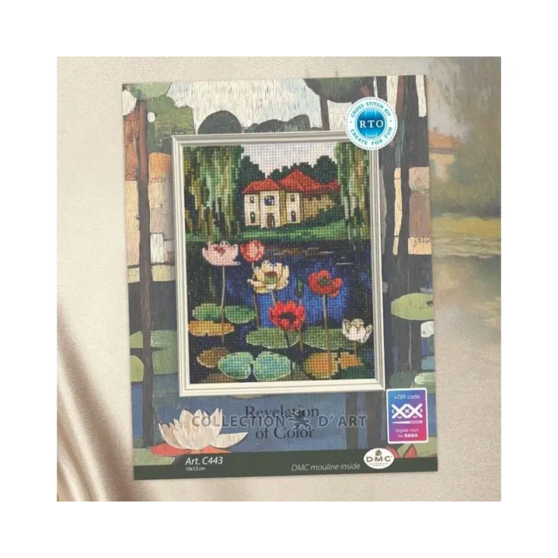 Cross-stitch kit "Revelation of Color" 10x13 cm RTOC443