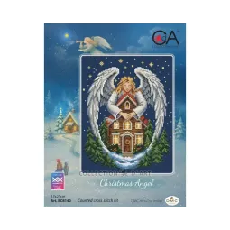 Gezählter Kreuzstichpackung "Weihnachtsengel" 17x21 cm CDABC8140