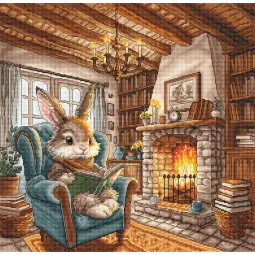 Набор для вышивания крестом "Послеполуденное чтение" 31.27 x 30.48 см AVA-P195