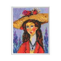 Kryželiu siuvinėjimo rinkinys "Spalvos apreiškimas" 10x13 cm RTOC440