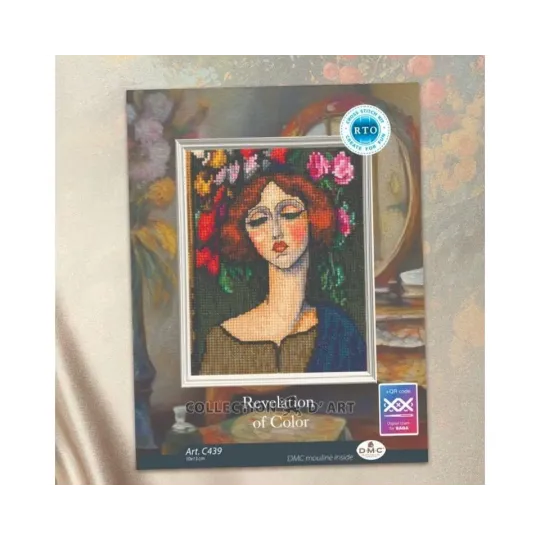 Cross-stitch kit "Revelation of Color" 10x13 cm RTOC439