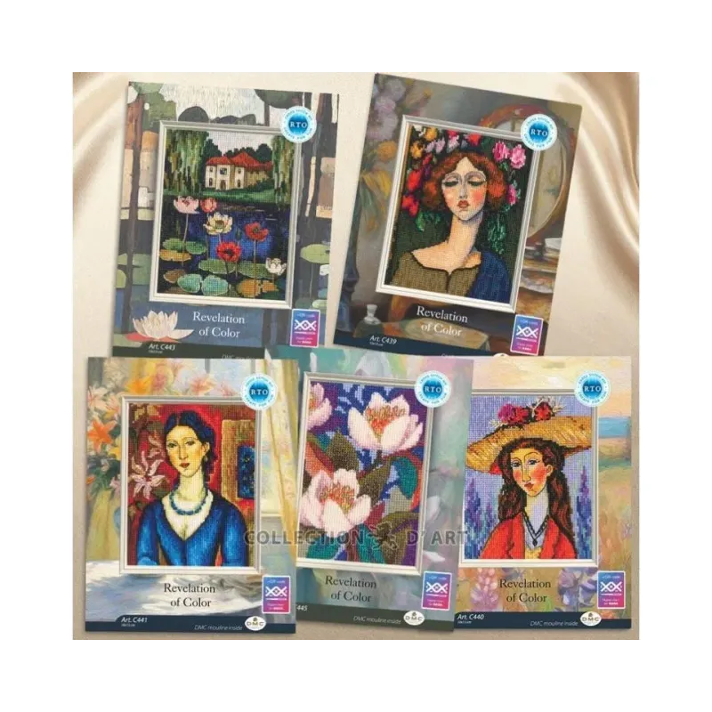Cross-stitch kit "Revelation of Color" 10x13 cm RTOC439