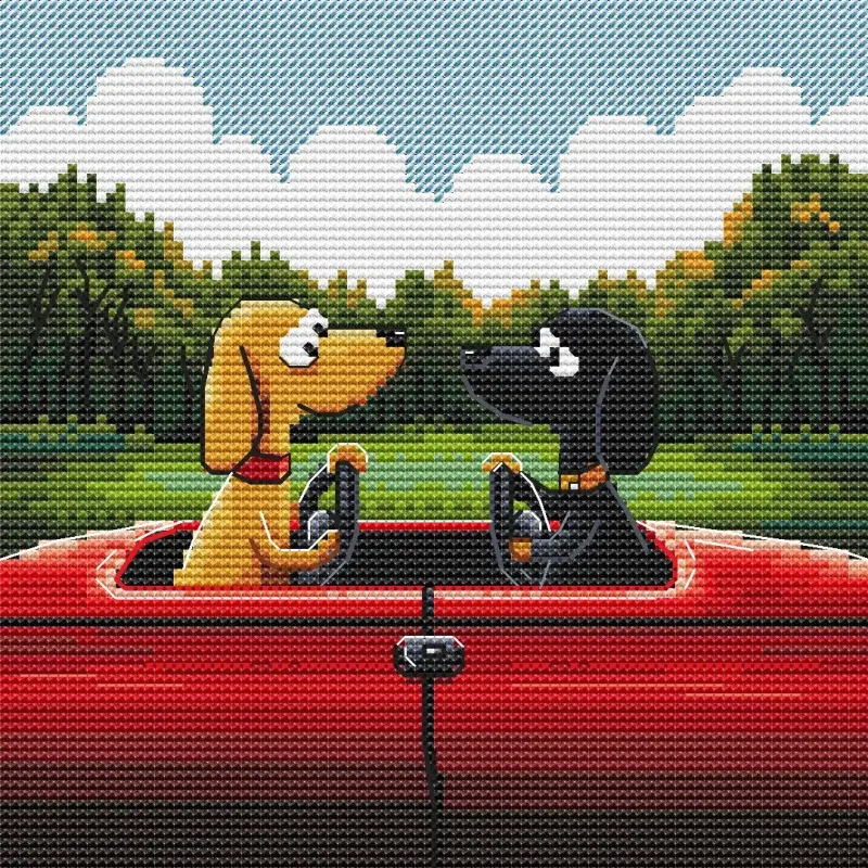 Zählkreuzstich-Set "Unbreakable Bond" CDABC8135