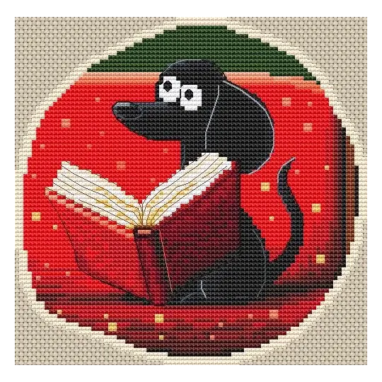 Kit de point de croix compté "Curious Tale" CDABC8133