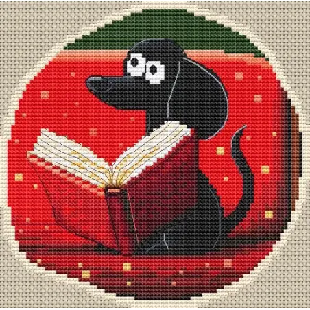 Skaičiuojamo kryžminio dygsnio rinkinys "Curious Tale" CDABC8133