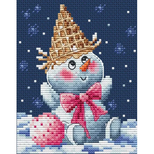 Набор для вышивания крестом "Snowy Delight" CDABC8129