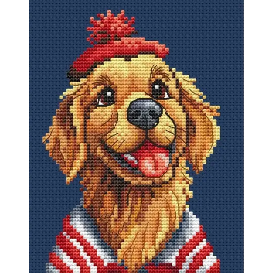 Kit de point de croix compté "Aventuriers en rayures" CDABC8126