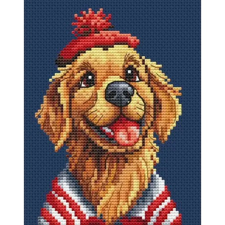 Kit de point de croix compté "Aventuriers en rayures" CDABC8126