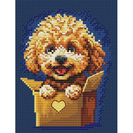 Kit de point de croix compté "Surprise pour vous" CDABC8124