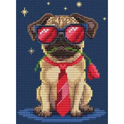 Kit de point de croix compté "Coup de cœur amical !" CDABC8120