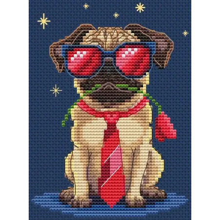 Набор для вышивания крестом "Дружелюбный Woof!" CDABC8120