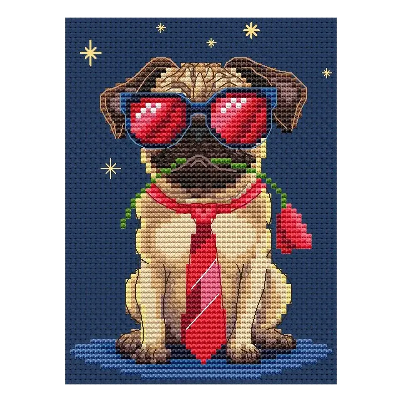 Набор для вышивания крестом "Дружелюбный Woof!" CDABC8120