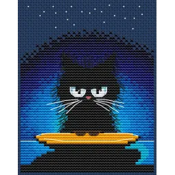 Kit de point de croix compté "Why Am I Black?" CDABC8117