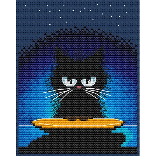 Counted cross stitch kit "Why Am I Black?" CDABC8117