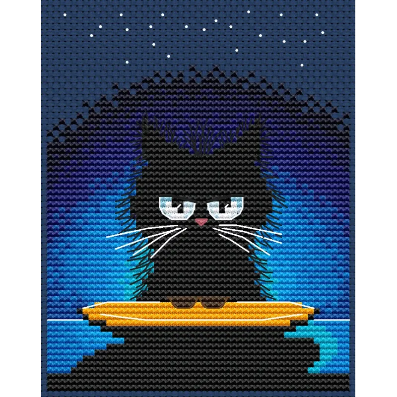 Counted cross stitch kit "Why Am I Black?" CDABC8117