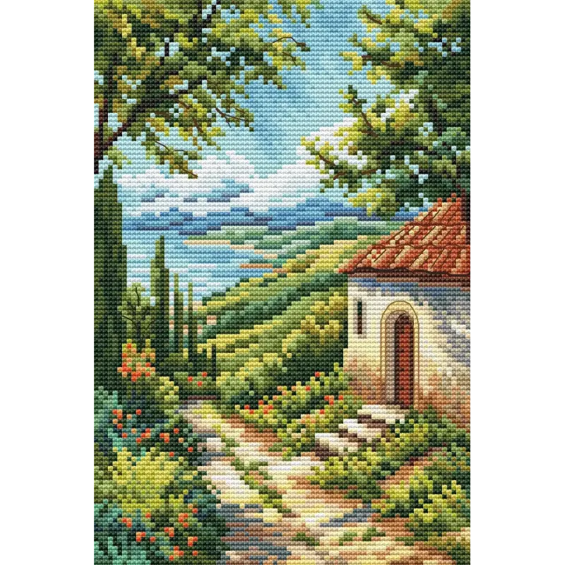 Counted cross stitch kit "Road To the Sea" CDABC8107