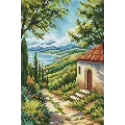 Counted cross stitch kit "Road To the Sea" CDABC8107