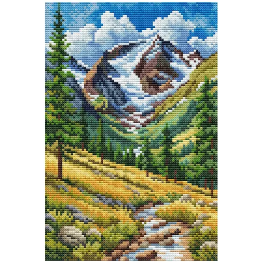 Skaičiuojamas kryželiu siuvinėjimo rinkinys "Mountain Path" CDABC8104