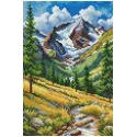 Skaičiuojamas kryželiu siuvinėjimo rinkinys "Mountain Path" CDABC8104