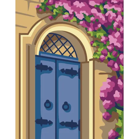 Kit de tapisserie avec toile imprimée 18x14 CDA3026K