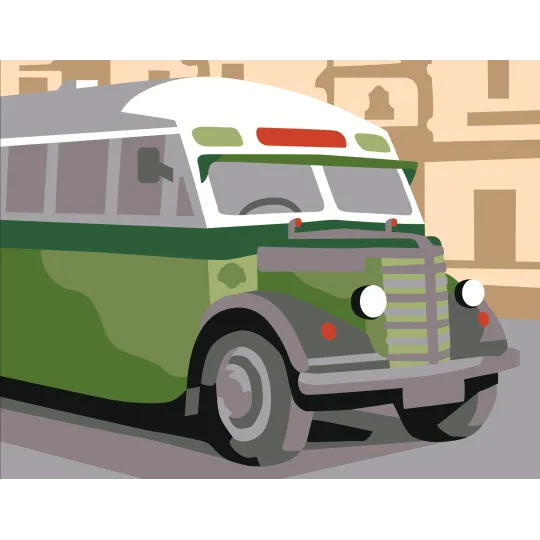 Kit de tapisserie avec toile imprimée 18x14 CDA3024K