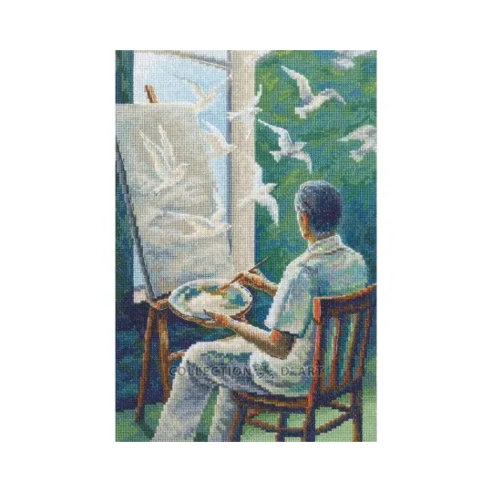 Kryželiu siuvinėjimo rinkiniai "Svajonių drobė" 20x30,5 RTOM1101