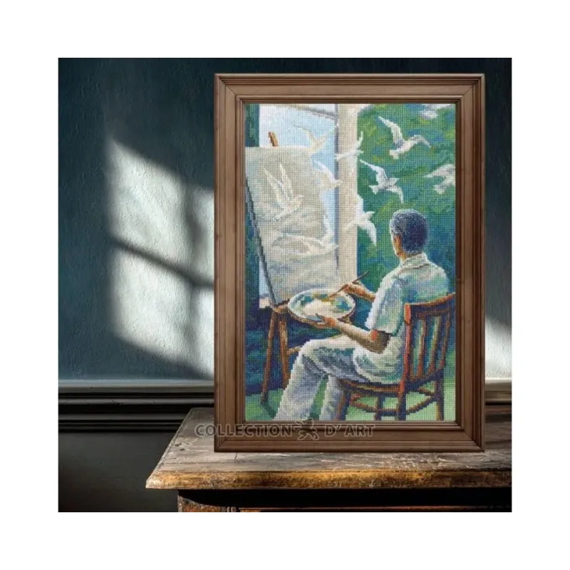 Kits de point de croix "Toile de rêves" 20x30,5 RTOM1101