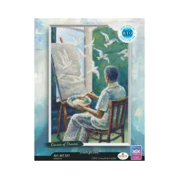 Kryželiu siuvinėjimo rinkiniai "Svajonių drobė" 20x30,5 RTOM1101