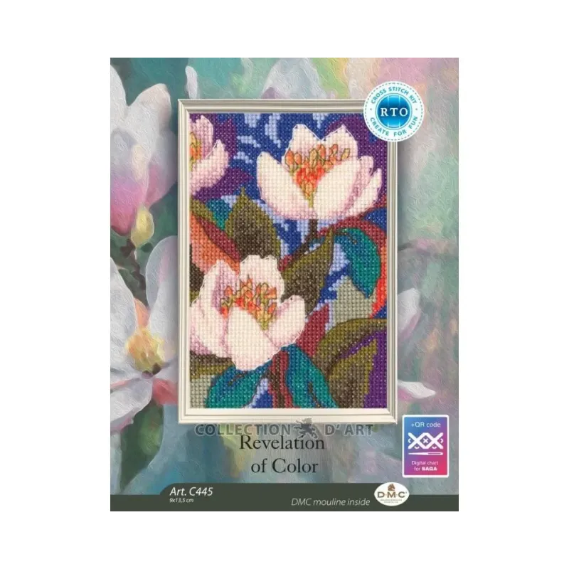 Cross-stitch kits "Revelation of Color" 9x13,5 RTOC445