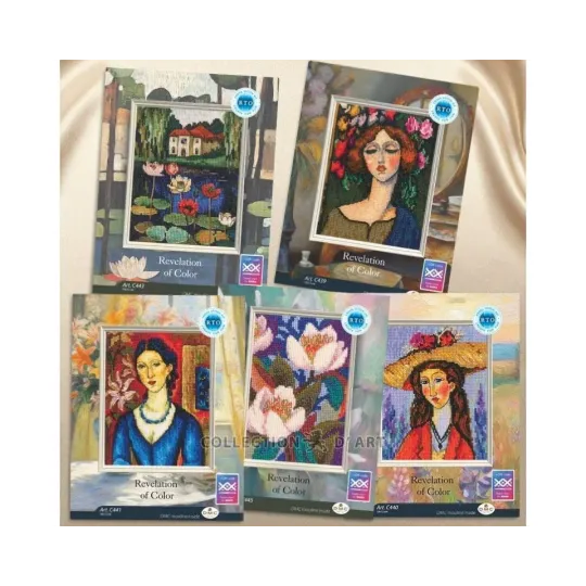 Kits de point de croix "Révélation de Couleur" 9x13,5 RTOC445
