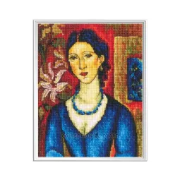 Kryželiu siuvinėjimo rinkinys "Spalvos apreiškimas" 10x13 cm RTOC441